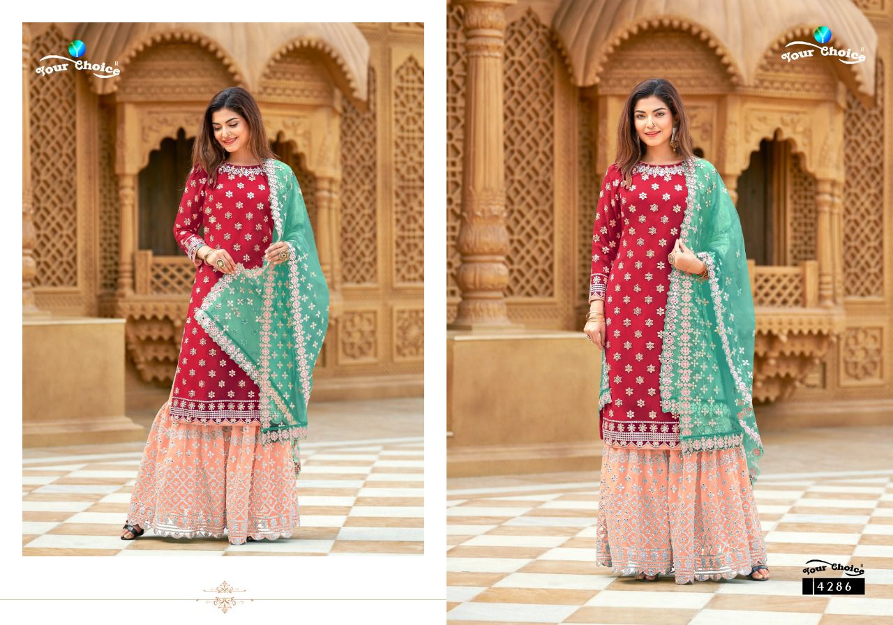 Your Choice Fashion New Heavy Festive Wear Georgette Salwar Kameez Collection
